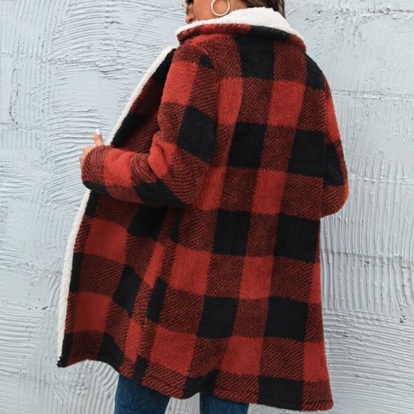 CASUAL DOLLZ RED So Soft and Cozy gingham Plaid Pr - Picture 4 of 7